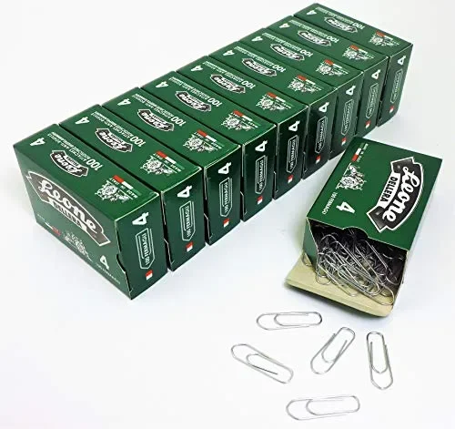 1.000 Fermagli Zincati Leone Dell’Era N. 4 – mm. 32 – Stecca da 10 scatole… Fornitura