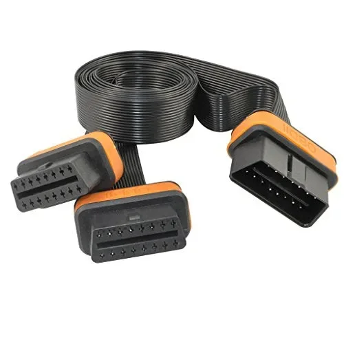 1,01 Meters 1 m 16 Pin OBD2 OBD II Ultra Low Profile 1 maschio a 2 femmine,…