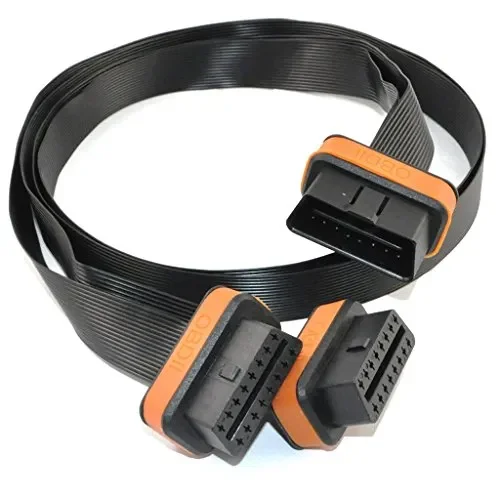 1,01 Meters 1 m 16 Pin OBD2 OBD II Ultra Low Profile 1 maschio a 2 femmine,… - immagine 3