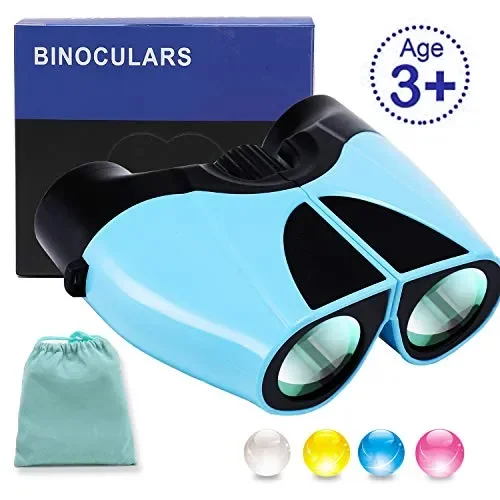 10×22 Binocolo Professionale, Telescopi Compatto per Adulti, Potente B
