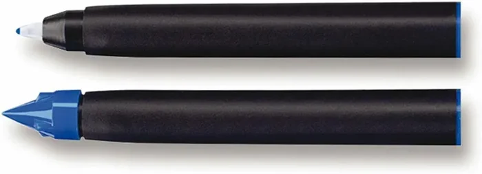 10 x Cartucce di ricambio per penna sferografica KM5, Pelikan Set Refill Blu - immagine 2