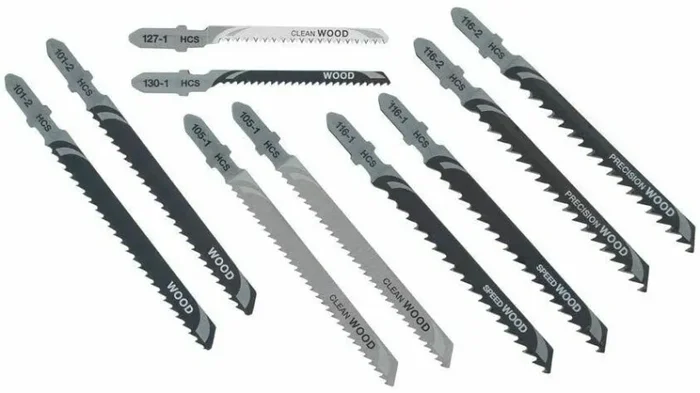 10 x Lame per seghetto alternativo Punte per legno di varia misura Dewalt DT2290 - immagine 2