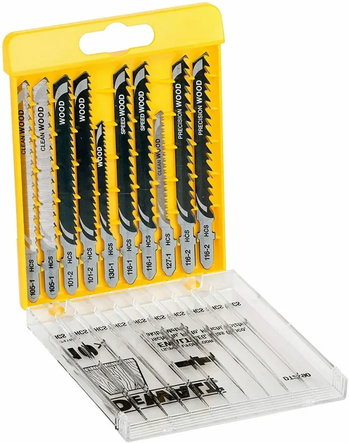 10 x Lame per seghetto alternativo Punte per legno di varia misura Dewalt DT2290 - immagine 3