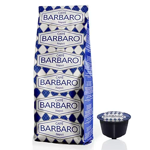 100 CAPSULE DOLCE GUSTO BARBARO CAFFE’ CREMOSO NAPOLI MISCELA BLU Vendita calda online - immagine 3
