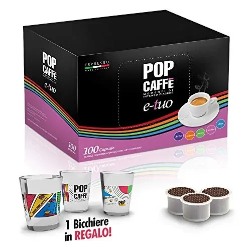 100 Capsule E-Tuo COMPATIBILI FIOR Fiore COOP E Lui Espresso Miscela 4… Online ora