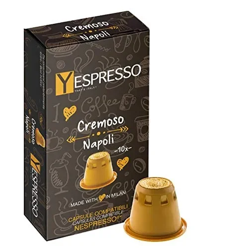 100 Capsule Nespresso compatibili (CREMOSO Napoli)
