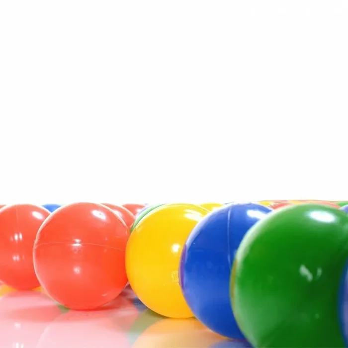100 palline colorate in plastica, diametro di 6 cm per Piscine Giocattolo - immagine 3