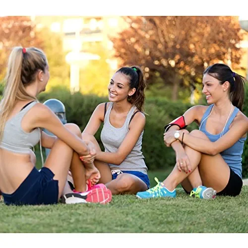 100 Pezzi Fasce Elastici per Capelli Legami Coda di Cavallo Bande… - immagine 3