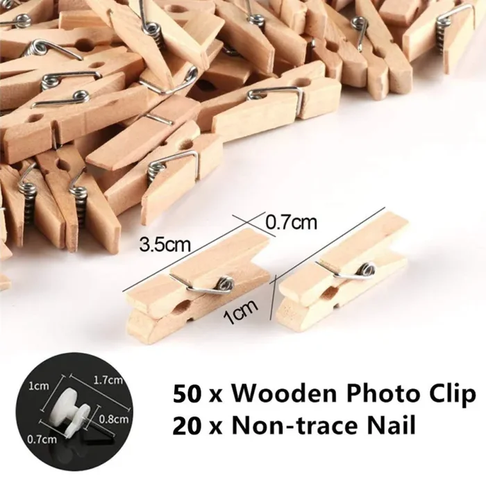 100LED Luci Led per Foto Polaroid – 10M Lucine Decorative Camere… In saldo - immagine 3