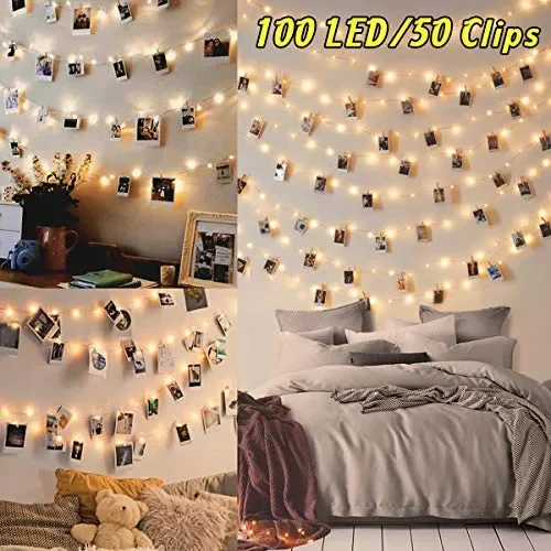 100LED Luci Led per Foto Polaroid – 10M Lucine Decorative Camere…