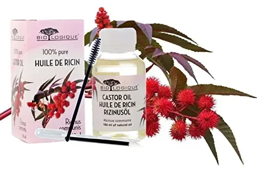 100ml – Olio di Ricino Puro 100% Spremuto a Freddo | Stimola la Crescita di Capelli, Ciglia e Sopracciglia, Barba e Unghie | Perfetto come Regalo | Con un Set di Pennelli e Pipetta - immagine 3