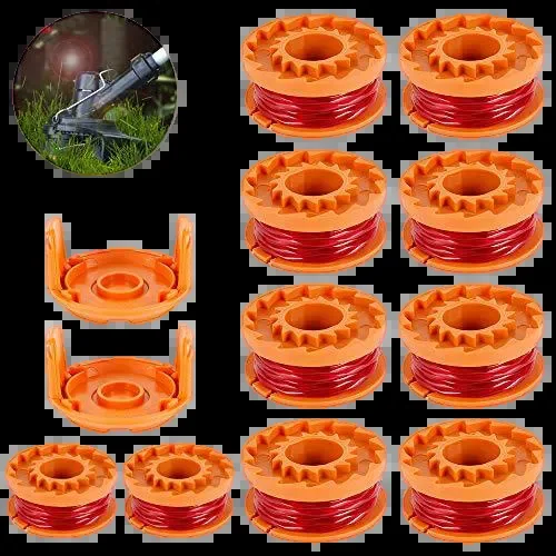 10pcs Rocchetti Filo Decespugliatore in Nylon 3m/1.65mm WORXWG163 WG180…
