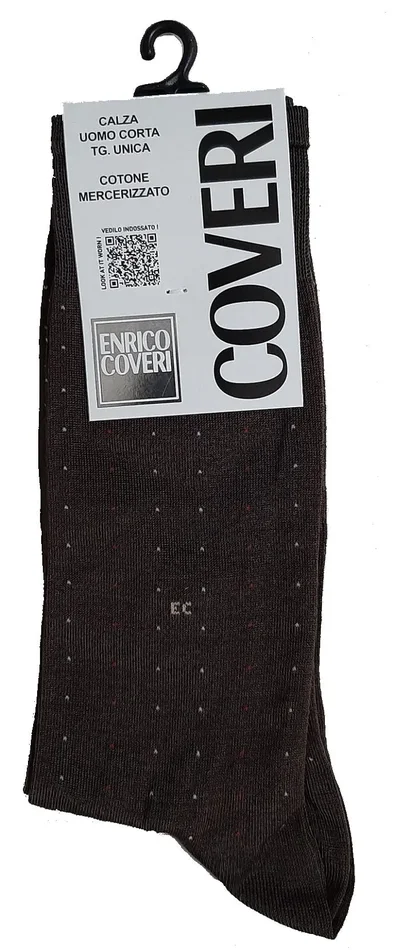 12 PAIA DI CALZE UOMO CORTE ENRICO COVERI ART DYNAMIC LINE 35 COL. FOTO TG. UNICA - immagine 3