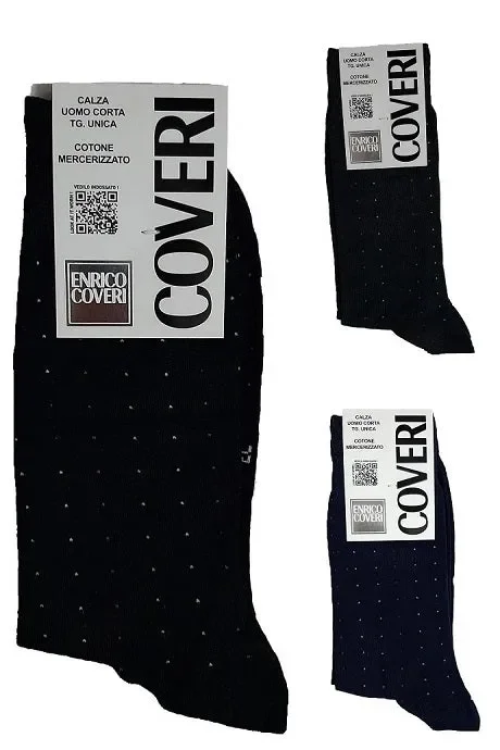 12 PAIA DI CALZE UOMO CORTE ENRICO COVERI ART DYNAMIC LINE 35C COL. FOTO TG. UNICA Fornitura - immagine 2