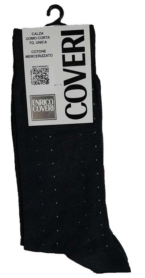 12 PAIA DI CALZE UOMO CORTE ENRICO COVERI ART DYNAMIC LINE 35C COL. FOTO TG. UNICA Fornitura - immagine 3