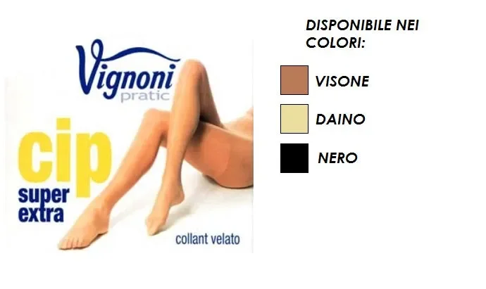 12 PAIA DI COLLANT DONNA VIGNONI IN FILANCA ART. SUPEREXTRA COL. A SCELTA Fornitura