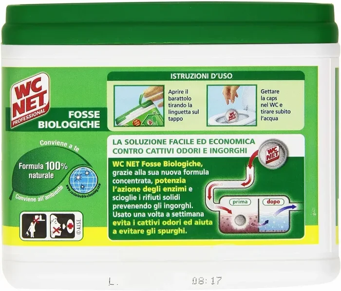 12 x Capsule per WC, Trattamento fosse biologiche, Evita cattivi odori ingorghi - immagine 2