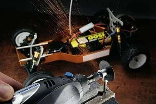 12 x Dischi da 38 mm da taglio per metallo, Mini drill Per Alluminio Lamiera Oro - immagine 3