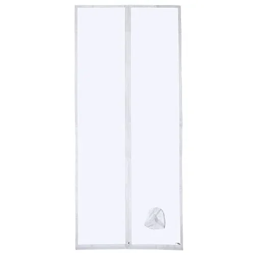 120x240CM Guarnizione Universale per Porte Finestre per Condizionatore Portatile Modello 2022 con Chiusura a Sacco Ferma Tubo – per Tutti Climatizzatori Mobili, Facile da Montare