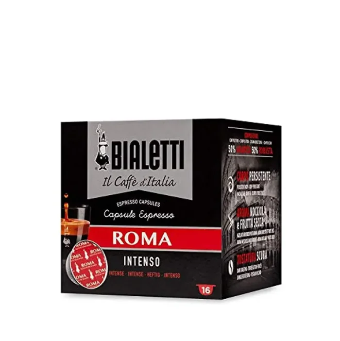 128 capsule caffè Bialetti Caffè d’Italia Roma (Gusto Intenso)