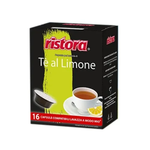 128 capsule Ristora Te al Limone compatibili Lavazza A Modo Mio