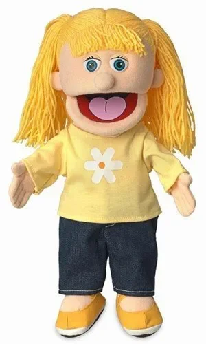 14″ Katie (Peach) by Silly Puppets