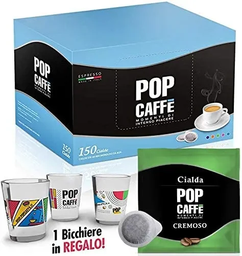150 CIALDE POP CAFFE’ MISCELA ROSSA CREMOSA (CIALDE ESE 44)