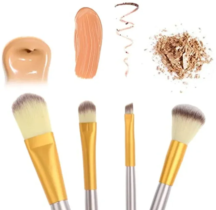 18 Pezzi Pennelli Trucco Set di Pennelli Trucco Con Custodia da Viaggio Manico in Legno Professionale Pennello Kabuki in Fibra Sintetica Premium per Fondotinta Blush Correttore Ombretto Viso Potere - immagine 2