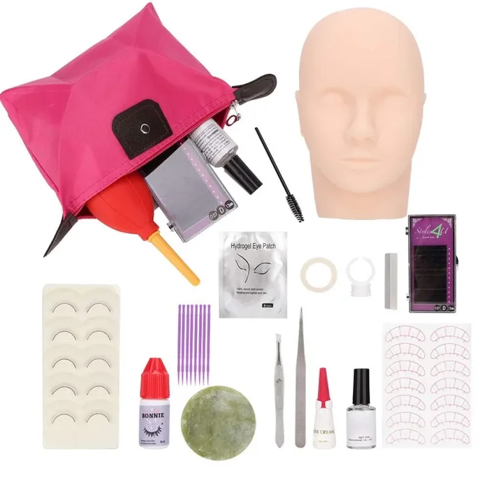 18pcs innesto ciglio set, pratica principiante strumento set… - immagine 2