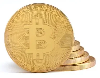 1x Moneta Bitcoin con placcatura in Oro 24 carati | Vero Pezzo da Collezione… Vendita calda