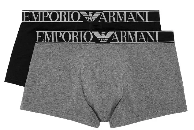 2 boxer uomo emporio armani art 111769 0a720 55735 colore foto misura a scelta