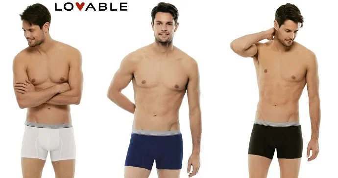 2 BOXER UOMO LOVABLE ART L0688 COLORE E MISURA A SCELTA