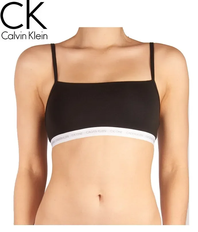 2 BRALETTE DONNA CALVIN KLEIN ART 000QF6040E 001 COLORE FOTO MISURA A SCELTA