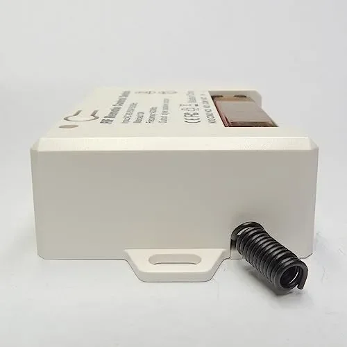 2 Canali Interruttore di Telecomando a Relè Senza Fili 433 Mhz RF AC 220V 230V 10A Relè Ricevitore con 2 Trasmettitori Portachiavi, Capocorda Grande Facilità di Cablaggio - immagine 2