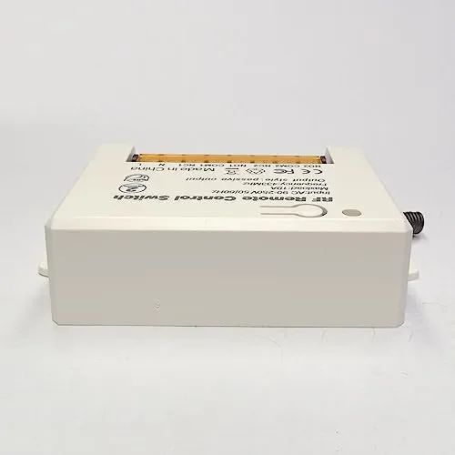 2 Canali Interruttore di Telecomando a Relè Senza Fili 433 Mhz RF AC 220V 230V 10A Relè Ricevitore con 2 Trasmettitori Portachiavi, Capocorda Grande Facilità di Cablaggio - immagine 3