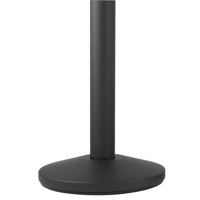 2 Colonnine Tendinastro 3 metri in Metallo Nero Opaco Ø36×101 cm Nastro Arancione - immagine 3