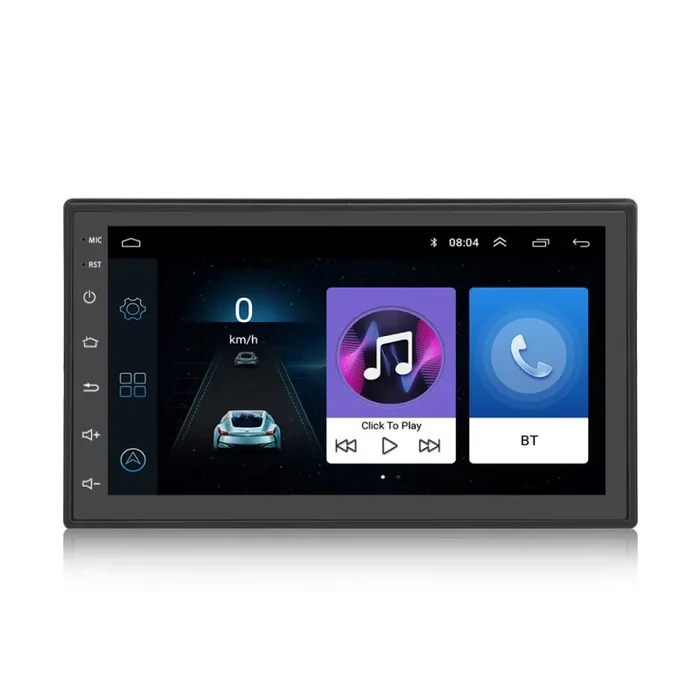 2 Din Android 7.1 In Dash Video Player, KX1018 Musica S3 Quad Core 16GB ROM