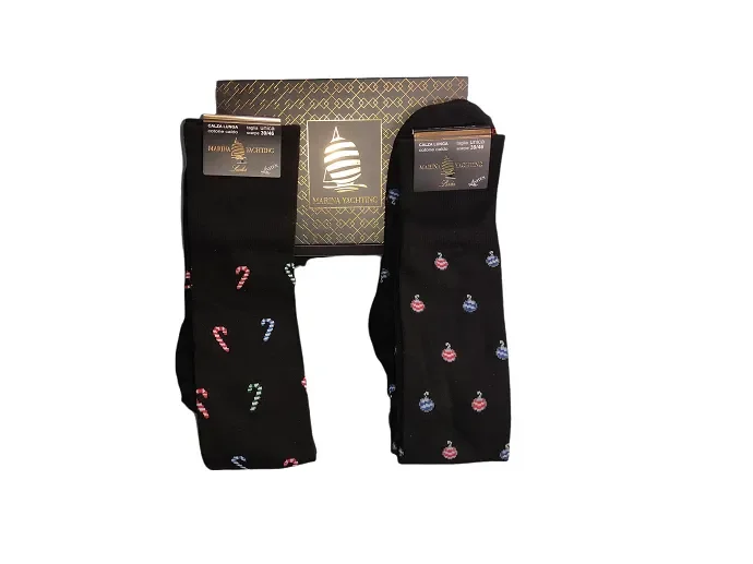 2 paia calza lunga cotone caldo uomo Marina Yachting art MP405 colore assortito misura unica