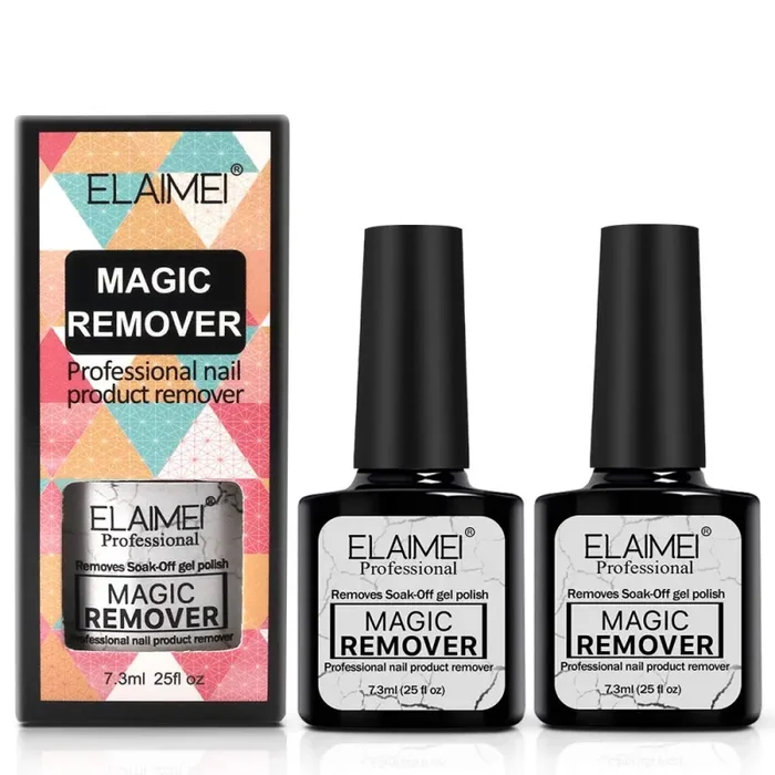 (2 Pezzi) Nail Polish Remover, Magic Soak Off Gel, Quick and Safe, Rimuove… Vendita online