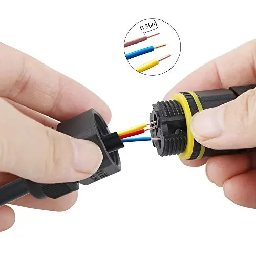 2 pz Scatola di giunzione IP68 resistente alle intemperie Outdoor/Gland… - immagine 3