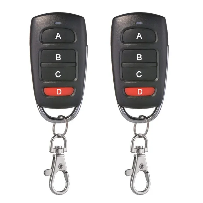 2 pz Universale Garage Cancello Automatico Clonazione Chiave Fob Abcd