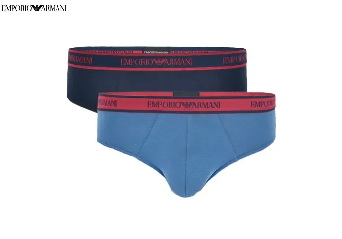 2 SLIP UOMO EMPORIO ARMANI ART 111733 9A717 17331 COLORE FOTO MISURA A SCELTA