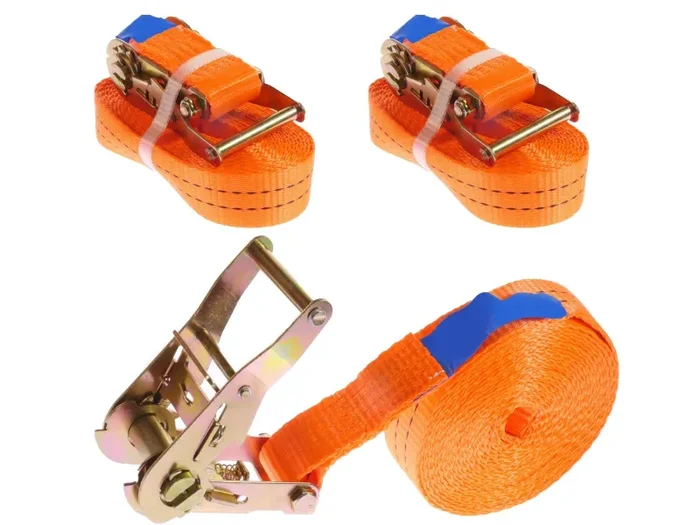 2 x 2000 kg 6 m Cinghie di Tensione con Cricchetto Tiranti Fasce…