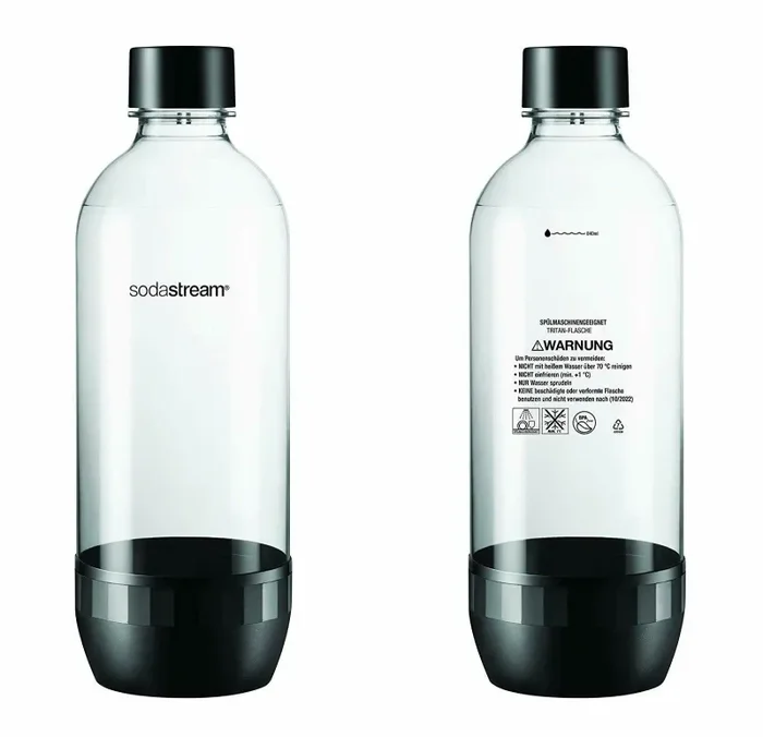 2 x Bottiglie d’acqua universali per gasatore, Compatibili con Sodastream - immagine 3