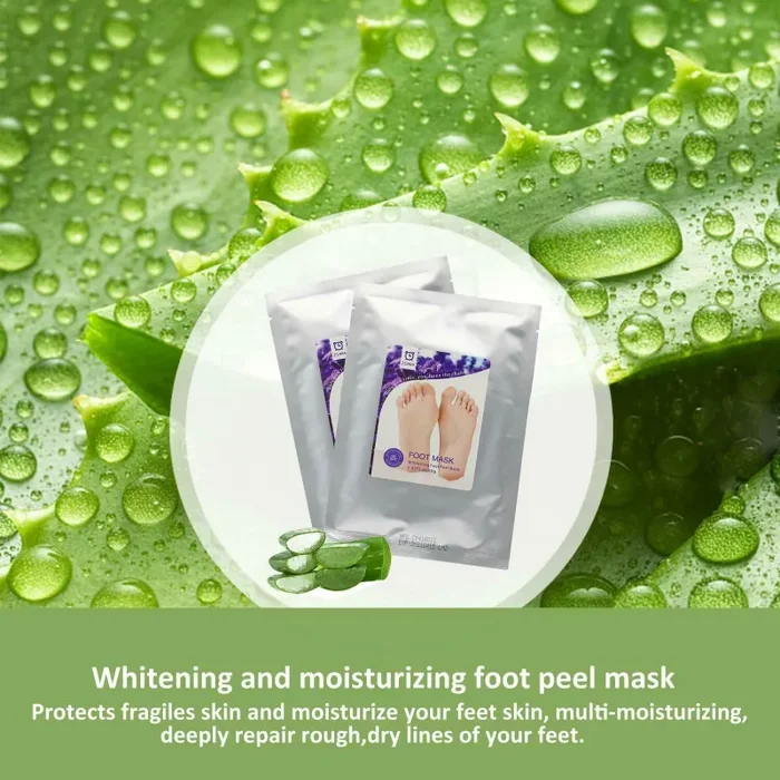 2 x Maschera Esfoliante per Piedi, Rimuove Calli, la Pelle Morta e Odore Piedi - immagine 3