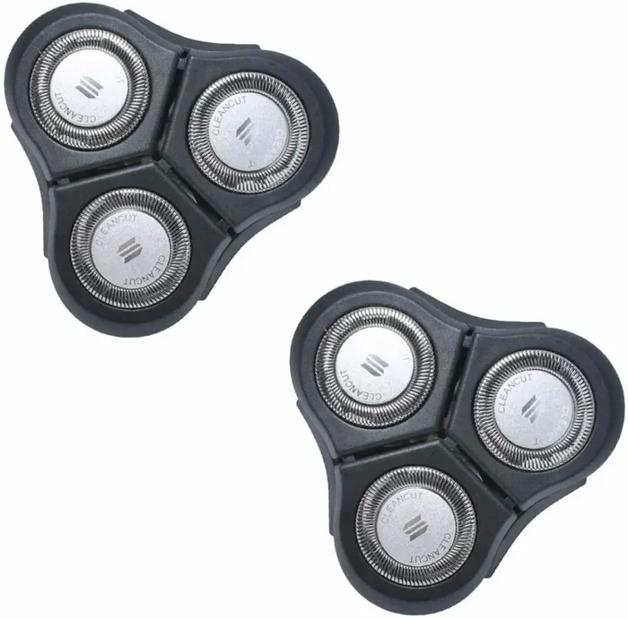 2 x Testine di ricambio per rasoio elettrico compatibile per Philips Norelco RQ1
