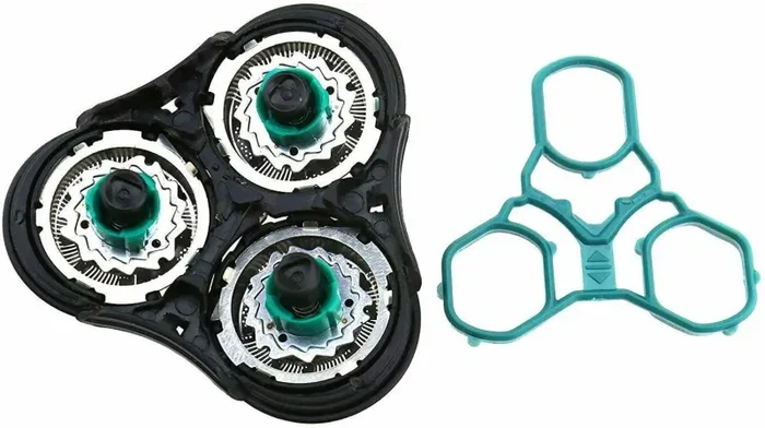 2 x Testine di ricambio per rasoio elettrico compatibile per Philips Norelco RQ1 - immagine 3