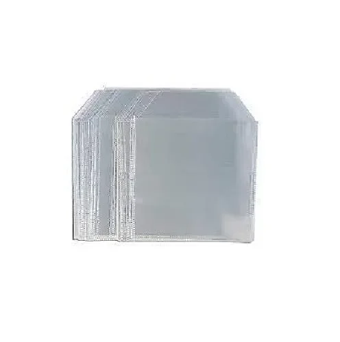 200 buste Bustine copertine custodia plastica trasparente CD/DVD con lembo… - immagine 3