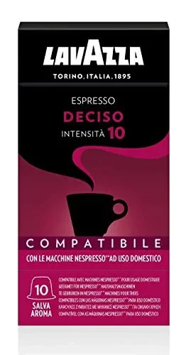 200 capsule caffè Lavazza compatibili NESPRESSO MISCELA DECISO Sconti