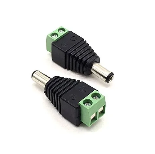 20Pc Maschio e Femmina 2.1×5.5mm Cavo di alimentazione DC Jack… - immagine 2